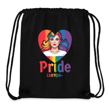 LGBT Pride - Stanley/Stella Recycled Gym Bag - black - Front