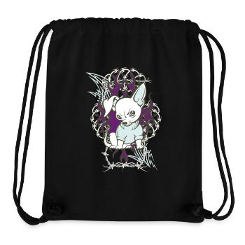 spitz - Stanley/Stella recycelter Gym Bag - Schwarz - Vorne