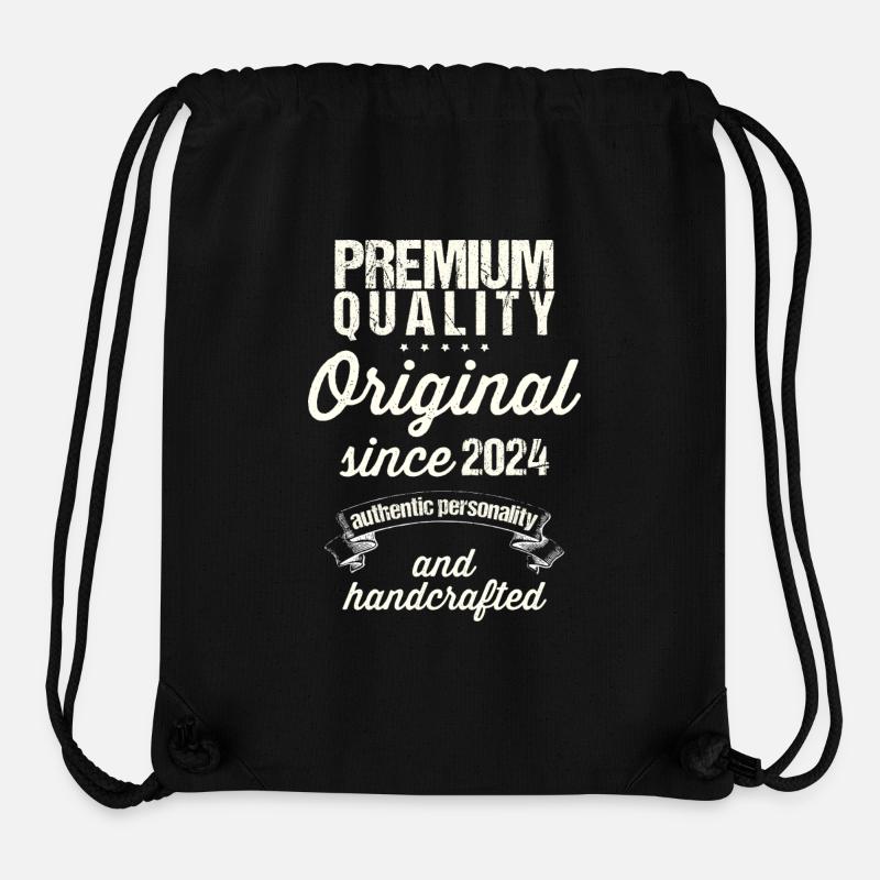 Jahr 2024 - Stanley/Stella recycelter Gym Bag - Schwarz