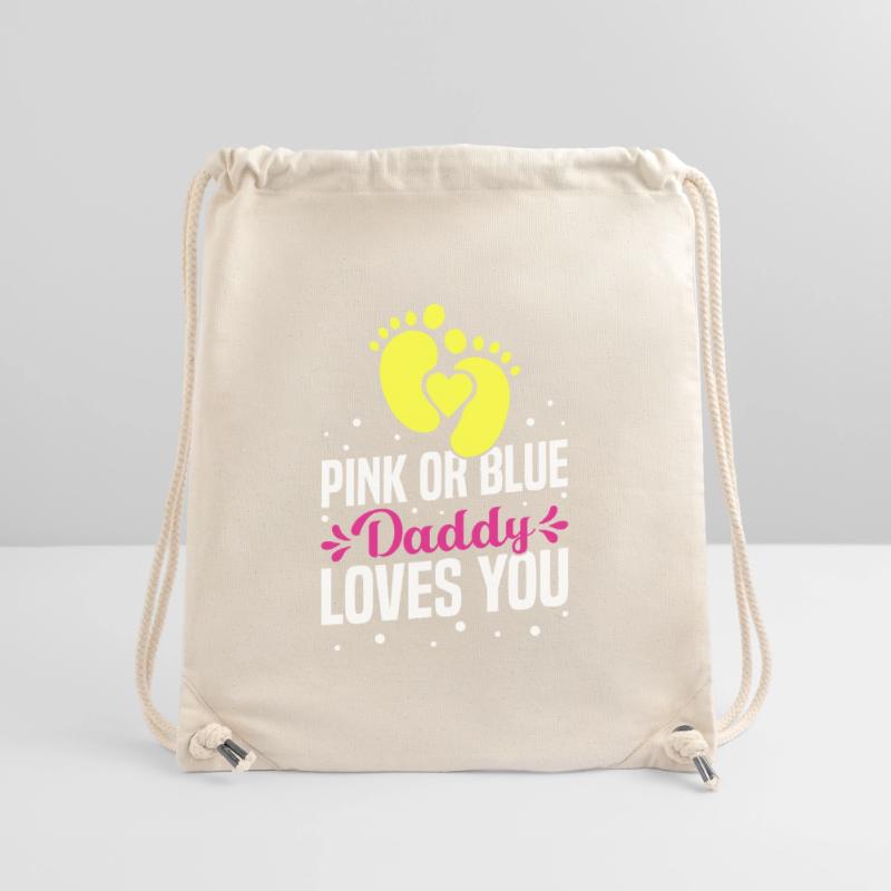 pink oder blau Papa wird dich lieben Stanley/Stella recycelter Gym Bag