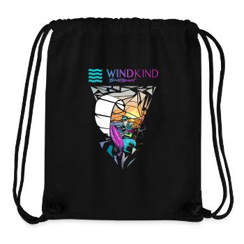 Kitesurfing - Stanley/Stella Recycled Gym Bag - black - Front