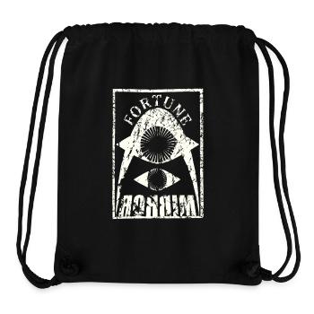 Fortune Mirror used look psychedelic Glück Spiegel - Stanley/Stella recycelter Gym Bag - Schwarz - Vorne