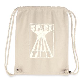 Space Time used look psychedelic Raum Zeit Stern - Stanley/Stella recycelter Gym Bag - Naturweiß - Vorne