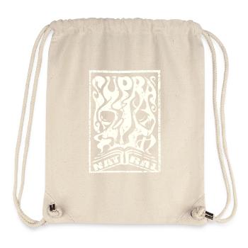 Supranatural used look psychedelic übernatürlich - Stanley/Stella recycelter Gym Bag - Naturweiß - Vorne