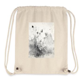 Peinture abstraite à l’aquarelle - Sac à cordon recyclé Stanley/Stella - blanc naturel - Devant