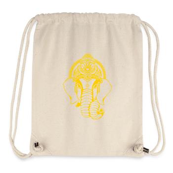 Elephant Ganesha - Stanley/Stella Recycled Gym Bag - natural - Front
