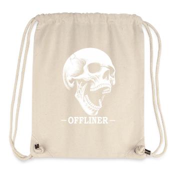 Crying Skull - Stanley/Stella recycelter Gym Bag - Naturweiß - Vorne