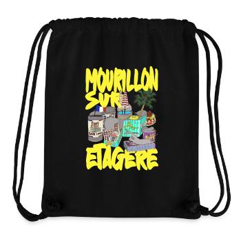 Mourillon sur étagère Toulon - Sac à cordon recyclé Stanley/Stella - noir - Devant