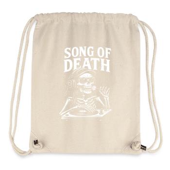 Song of Death Skelett-DJ - Stanley/Stella recycelter Gym Bag - Naturweiß - Vorne