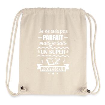 Not perfect but great teacher - Stanley/Stella Recycled Gym Bag - natural - Front
