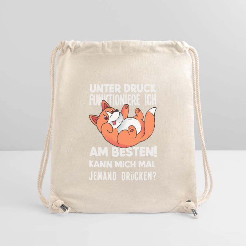 I function best under pressure Stanley/Stella Recycled Gym Bag