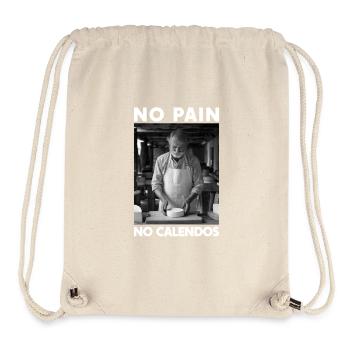 No Pain No Calendos Humour Normandy Camembert - Stanley/Stella Recycled Gym Bag - natural - Front