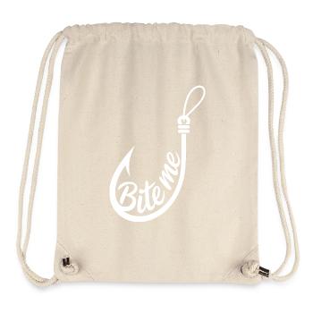 Beiß mich Haken - Stanley/Stella recycelter Gym Bag - Naturweiß - Vorne