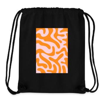 Funky tiger - orange pink - Stanley/Stella Recycled Gym Bag - black - Front