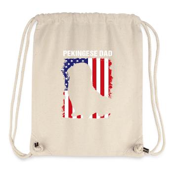 Pekinese - Stanley/Stella recycelter Gym Bag - Naturweiß - Vorne