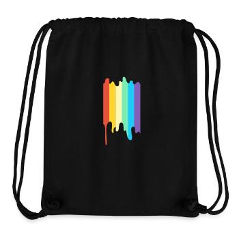 LGBT Rainbow Color - Stanley/Stella Recycled Gym Bag - black - Front