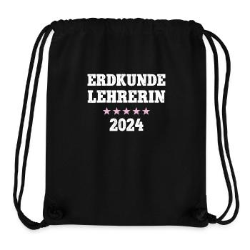 Geographie Lehrerin Erdkundelehrerin 2024 Geologin - Stanley/Stella recycelter Gym Bag - Schwarz - Vorne