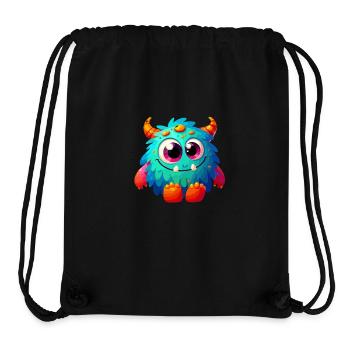 Designs For Kids – Märchenhafte Monster - Stanley/Stella recycelter Gym Bag - Schwarz - Vorne