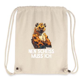 Hyena Wild Africa Wilderness I have to fuck - Stanley/Stella Recycled Gym Bag - natural - Front