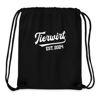 Tierwirt 2024 Ausbildung Prüfung Landwirt Azubi - Stanley/Stella recycelter Gym Bag - Schwarz - Vorne