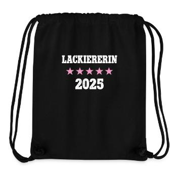 Lackiererin 2025 Neuer Job Arbeit Ausbildung Lehre - Stanley/Stella recycelter Gym Bag - Schwarz - Vorne