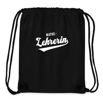 Lehrerin Mathe Mathelehrerin Mathematik Lehrer - Stanley/Stella recycelter Gym Bag - Schwarz - Vorne