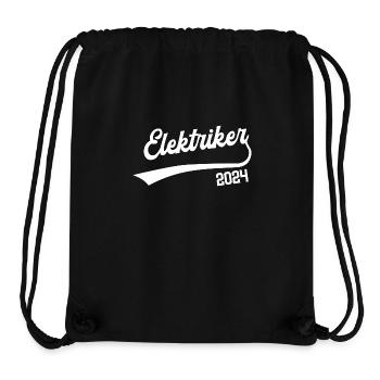 Elektriker 2024 Ausbildung Prüfung Elektrik Azubi - Stanley/Stella recycelter Gym Bag - Schwarz - Vorne