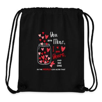 Unzerbrechliche Liebe | Literarisches Zitat - Stanley/Stella recycelter Gym Bag - Schwarz - Vorne