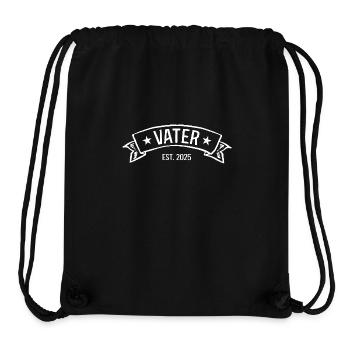 Vater 2025 Ich Werde Papa Werdender Dad est 25 - Stanley/Stella recycelter Gym Bag - Schwarz - Vorne