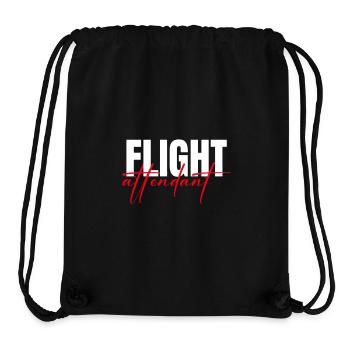 Flight Attendant - Stanley/Stella Recycled Gym Bag - black - Front