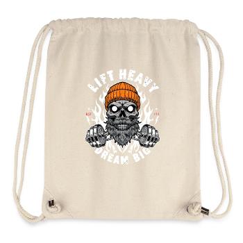 lift heavy - Stanley/Stella Recycled Gym Bag - natural - Front