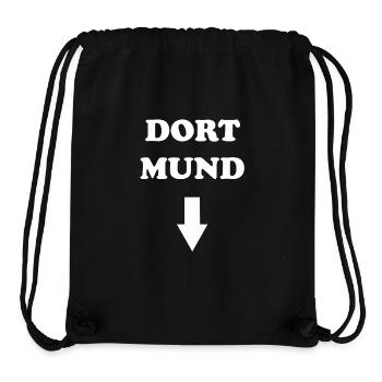 DORT MUND - Stanley/Stella recycelter Gym Bag - Schwarz - Vorne