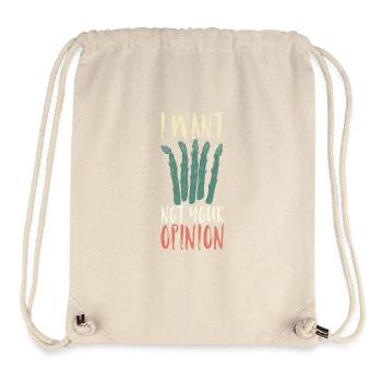 Spargel - Stanley/Stella recycelter Gym Bag - Naturweiß - Vorne