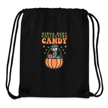 Halloween Party Kostüm Süsses Saures Geschenk - Stanley/Stella recycelter Gym Bag - Schwarz - Vorne