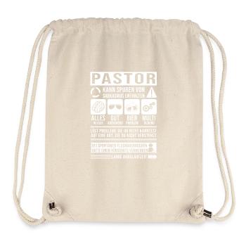 Pastor Spruch lustig - Stanley/Stella recycelter Gym Bag - Naturweiß - Vorne