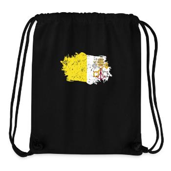 Vatican City Flag Grunge Vatican City Flag - Stanley/Stella Recycled Gym Bag - black - Front