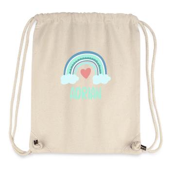 Adrian Name Rainbow Baby - Stanley/Stella Recycled Gym Bag - natural - Front