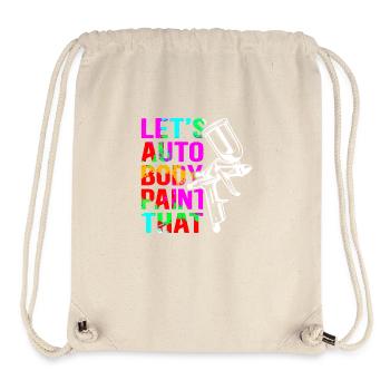 Lackierer Airbrush Fahrzeuglackierer Geschenk - Stanley/Stella recycelter Gym Bag - Naturweiß - Vorne