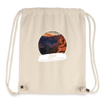 Zion National Park Andenken - Stanley/Stella recycelter Gym Bag - Naturweiß - Vorne