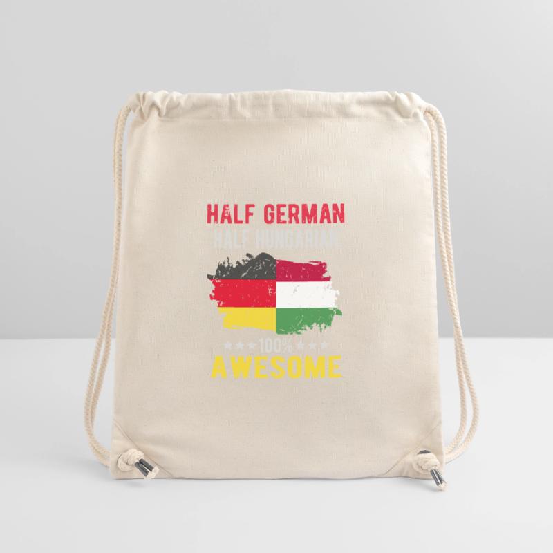 Halb Deutsch Halb Ungar Stanley/Stella recycelter Gym Bag