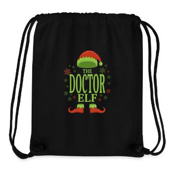 Doktor Weihnachtself - Stanley/Stella recycelter Gym Bag - Schwarz - Vorne