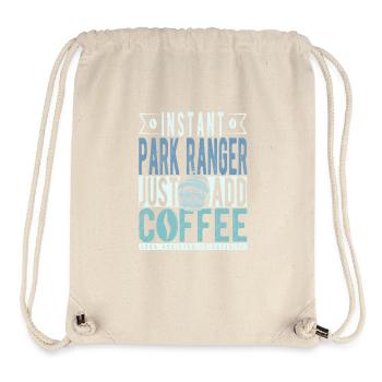 Parking attendant coffee saying - Stanley/Stella Recycled Gym Bag - natural - Front