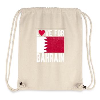 Bahrain Souvenir - Stanley/Stella recycelter Gym Bag - Naturweiß - Vorne