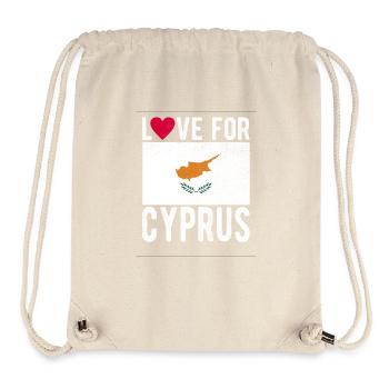 Zypern Souvenir - Stanley/Stella recycelter Gym Bag - Naturweiß - Vorne