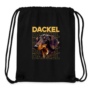 Rauhaardackel Dachshund Hund Hunde Welpe Dackel - Stanley/Stella recycelter Gym Bag - Schwarz - Vorne