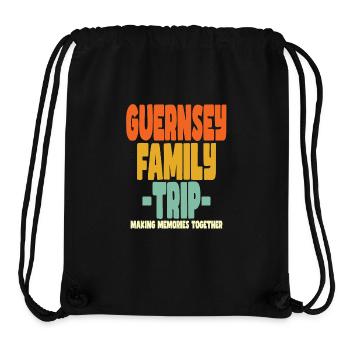 Guernsey Family Trip Holidays - Stanley/Stella Recycled Gym Bag - black - Front
