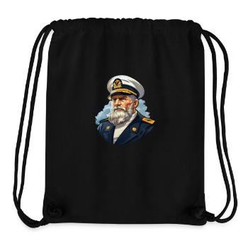 Matrose Segeln - Stanley/Stella recycelter Gym Bag - Schwarz - Vorne