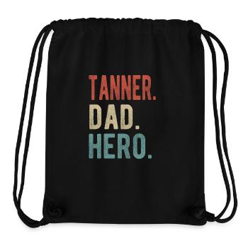 Tanner Papa Held - Stanley/Stella recycelter Gym Bag - Schwarz - Vorne