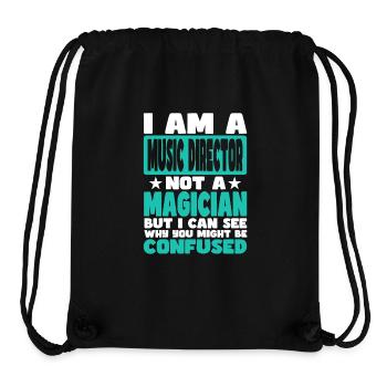 Musikalische Leitung - Stanley/Stella recycelter Gym Bag - Schwarz - Vorne