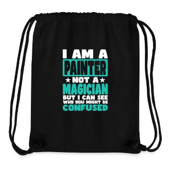 Maler - Stanley/Stella recycelter Gym Bag - Schwarz - Vorne